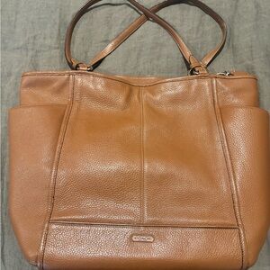 Vintage Coach Leather Tote Bag